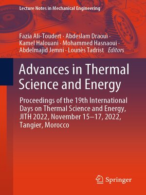 cover image of Advances in Thermal Science and Energy